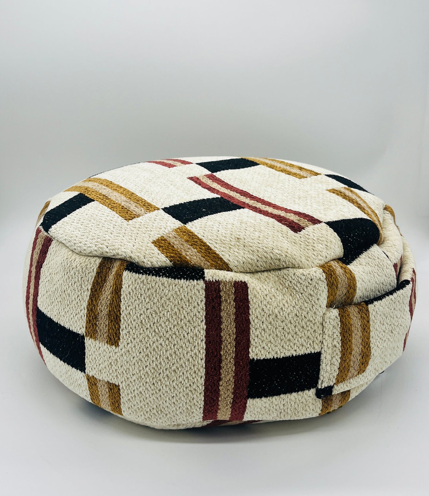 Coussin de yoga Pièce Unique Upcycling - Tea Time
