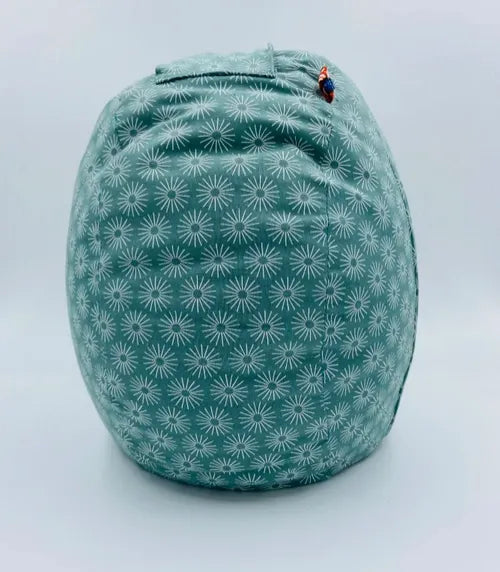 coussin de yoga - zafu - my-prana -modèle white cactus - accessoires de yoga- pouf- zafu