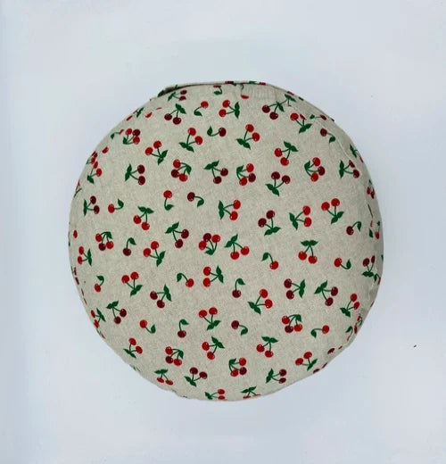 coussin de yoga - zafu - my-prana -modèle white cactus - accessoires de yoga- pouf- zafu