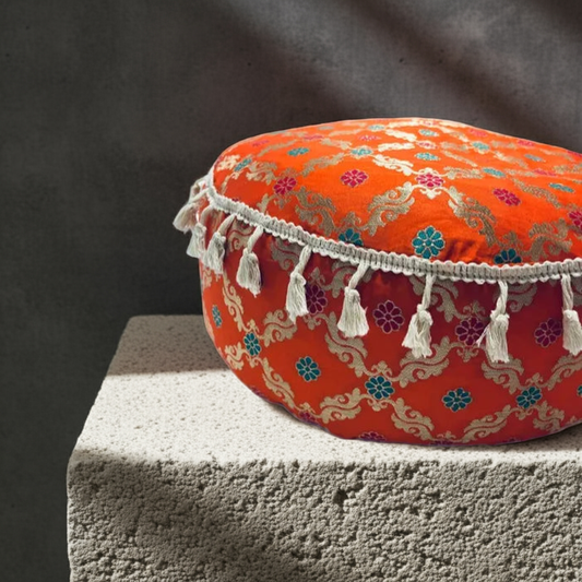 Coussin de yoga - india orange style