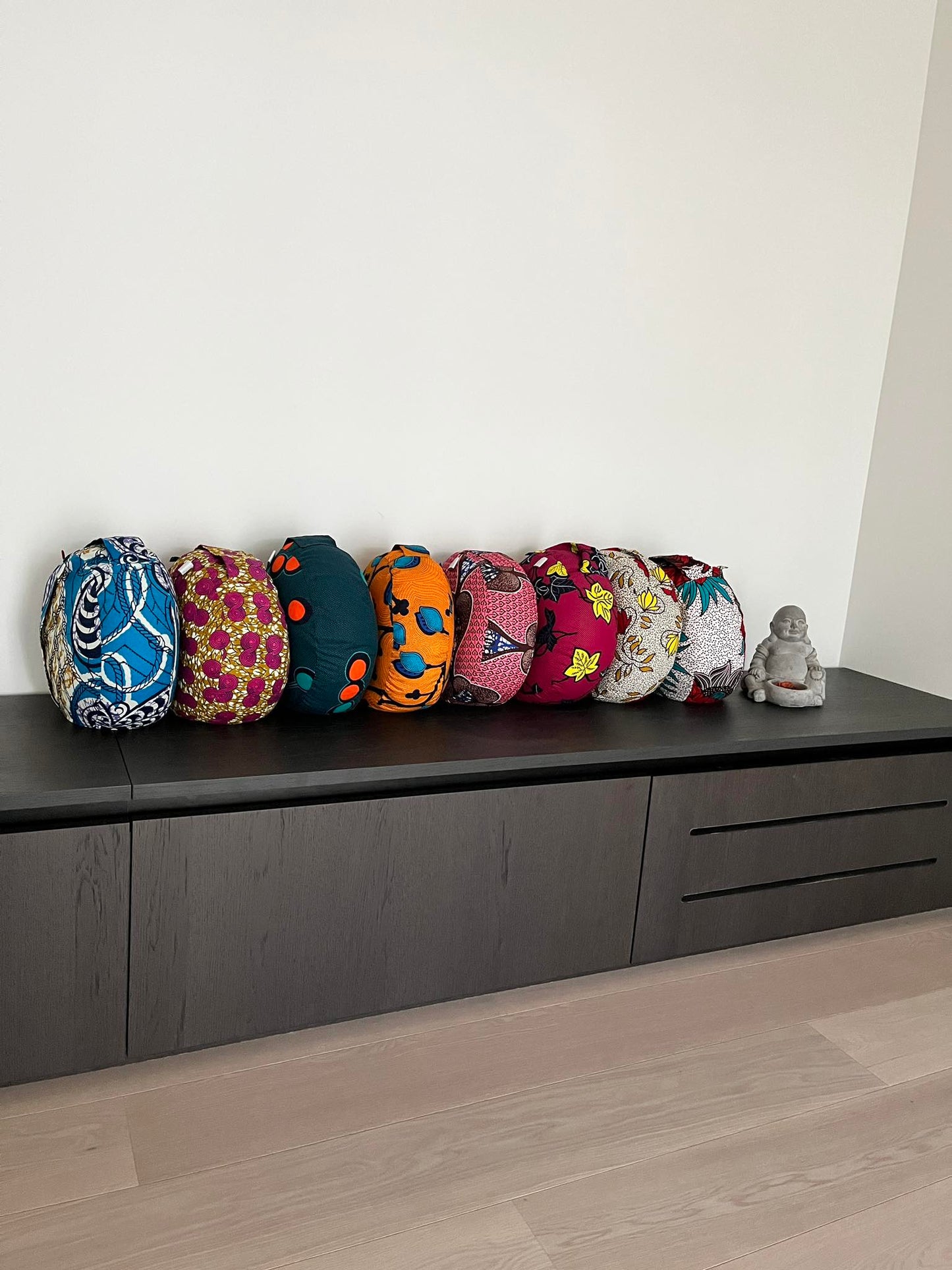 Coussin de yoga - Zafu - modèle méditation sunflowers blue
