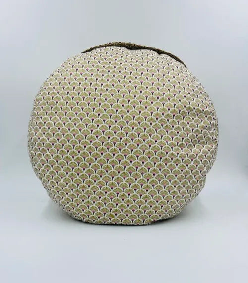 Coussin de yoga - modèle chica gold - accessoires de yoga- pouf -zafu - my-prana