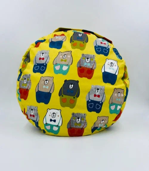 Coussin de yoga - modèle teddy bear