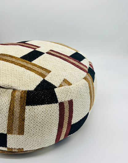 Coussin de yoga Pièce Unique Upcycling - Tea Time