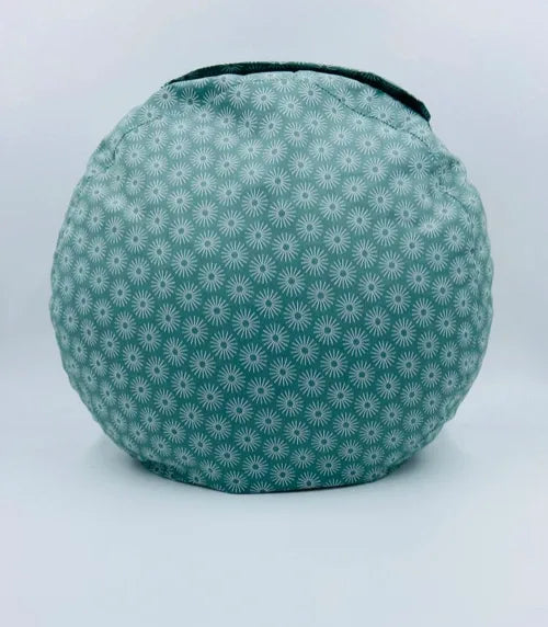coussin de yoga - zafu - my-prana -modèle white cactus - accessoires de yoga- pouf- zafu