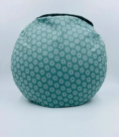 coussin de yoga - zafu - my-prana -modèle white cactus - accessoires de yoga- pouf- zafu